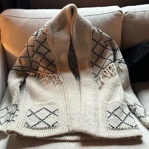 Annie Bing cream cardigan. Size small.